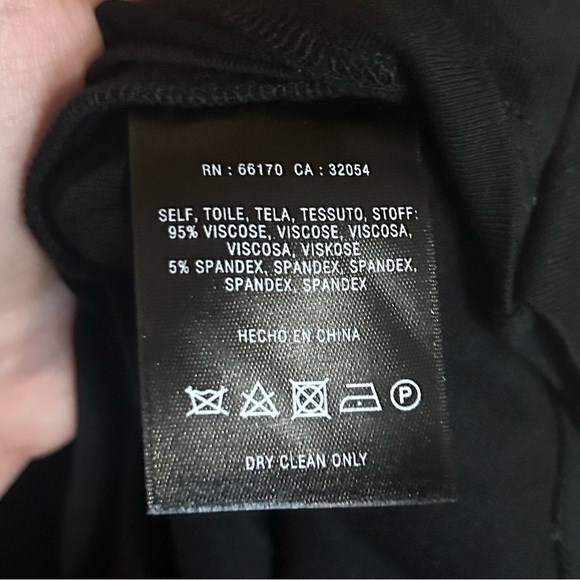 Leifnotes Anthropologie Black One Shoulder Tiered Ruffle Mini Dress Size XS NWT - Picture 6 of 8